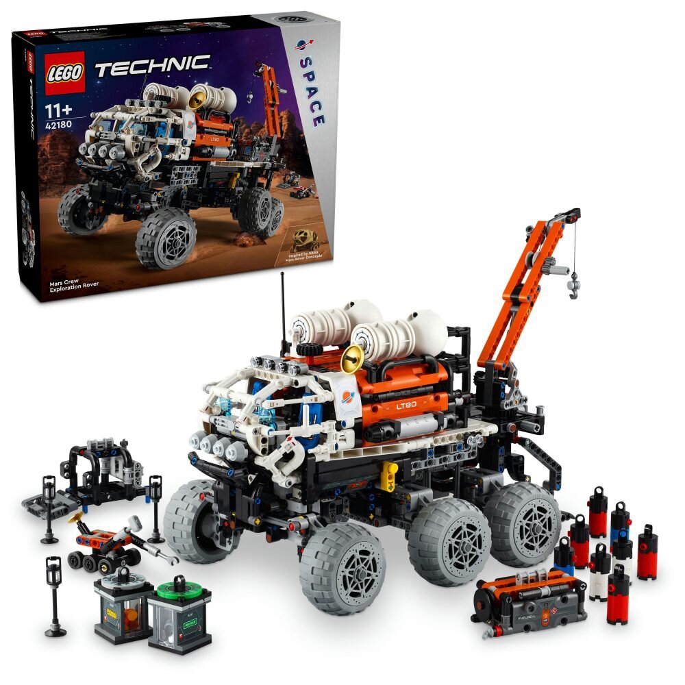 LEGO 42180 Technic Marsjański łazik eksploracyjny klocki elementy zabawa łączenie figurki akcesoria figurka zestaw