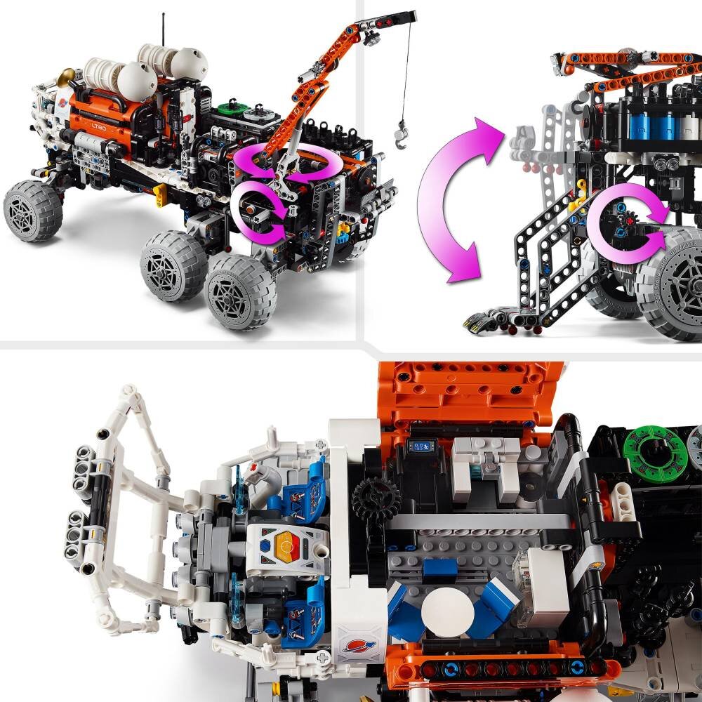 LEGO 42180 Technic Marsjański łazik eksploracyjny klocki elementy zabawa łączenie figurki akcesoria figurka zestaw
