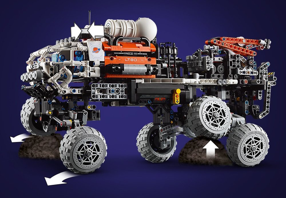 LEGO 42180 Technic Marsjański łazik eksploracyjny klocki elementy zabawa łączenie figurki akcesoria figurka zestaw