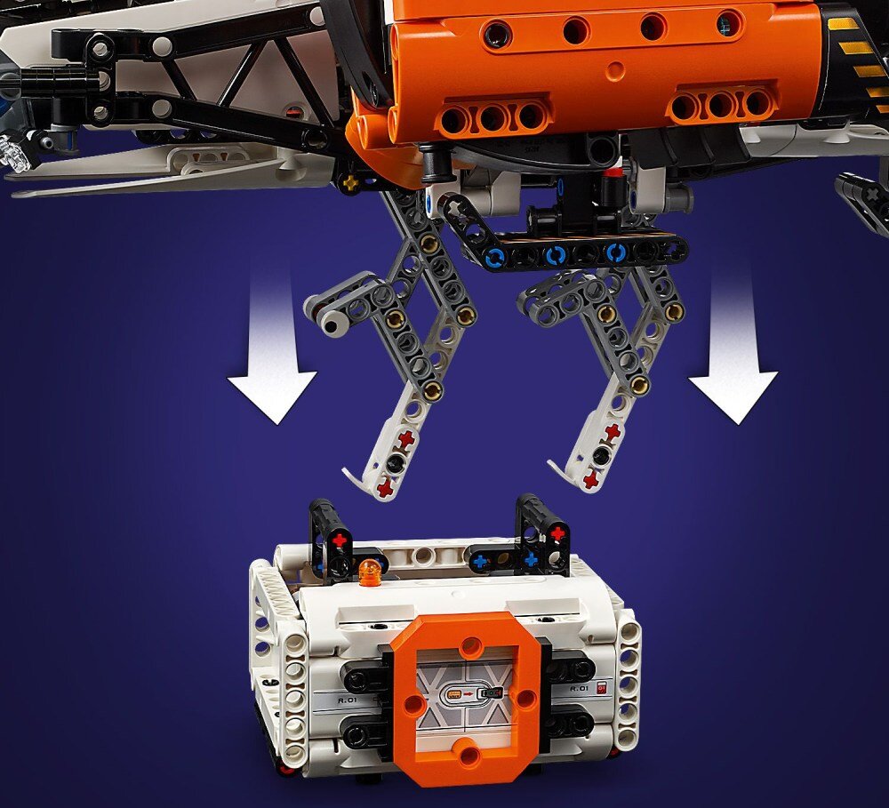 LEGO 42181 Technic Transportowy statek kosmiczny VTOL LT81 klocki elementy zabawa łączenie figurki akcesoria figurka zestaw
