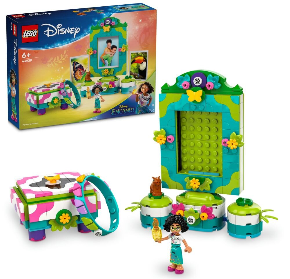 LEGO 43239 Disney Ramka na zdjęcia i szkatułka Mirabel zestaw