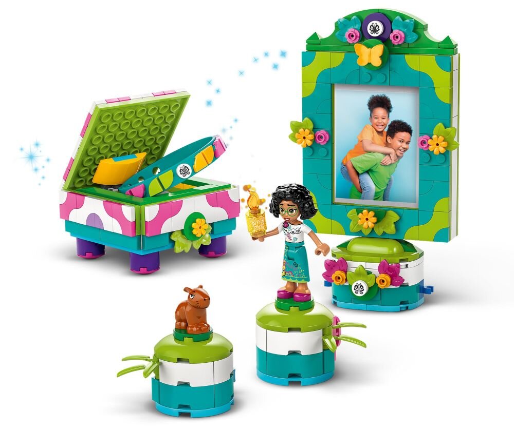 LEGO 43239 Disney Ramka na zdjęcia i szkatułka Mirabel elementy