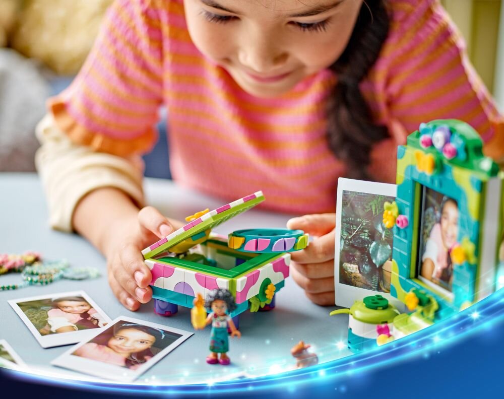 LEGO 43239 Disney Ramka na zdjęcia i szkatułka Mirabel akcesoria