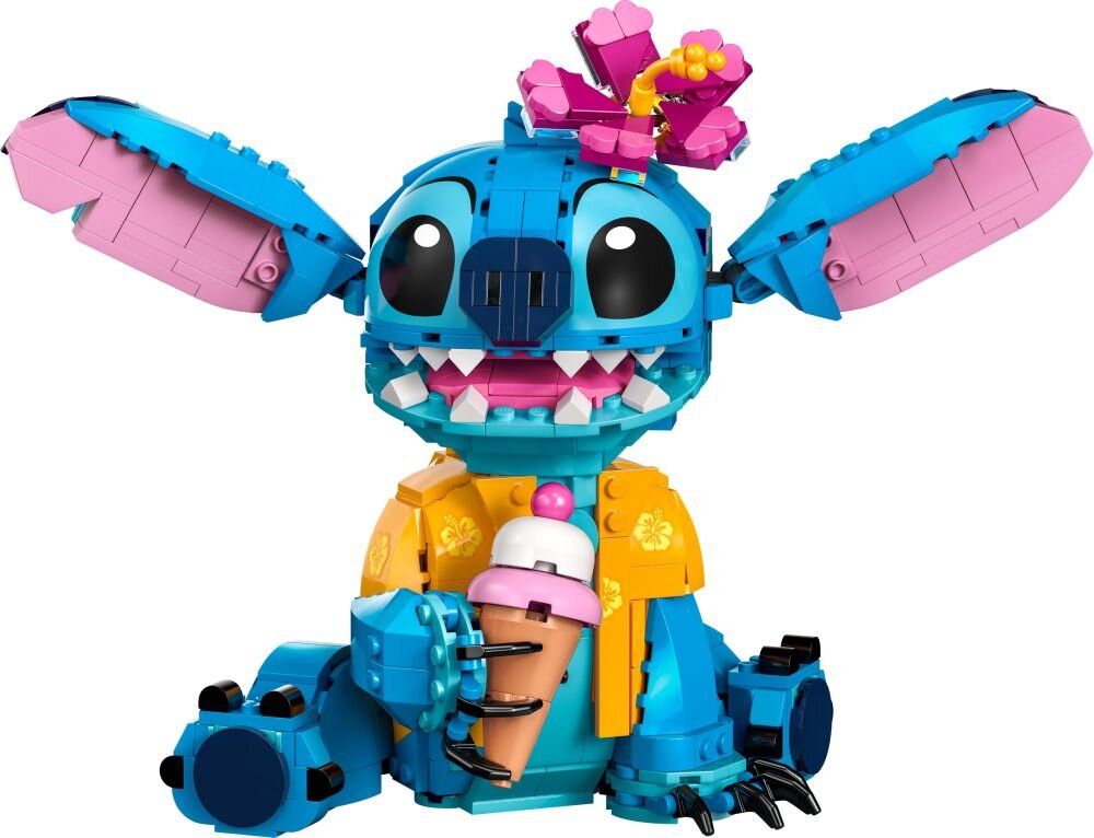 LEGO 43249 Disney Stitch klocki elementy zabawa łączenie figurki akcesoria figurka zestaw