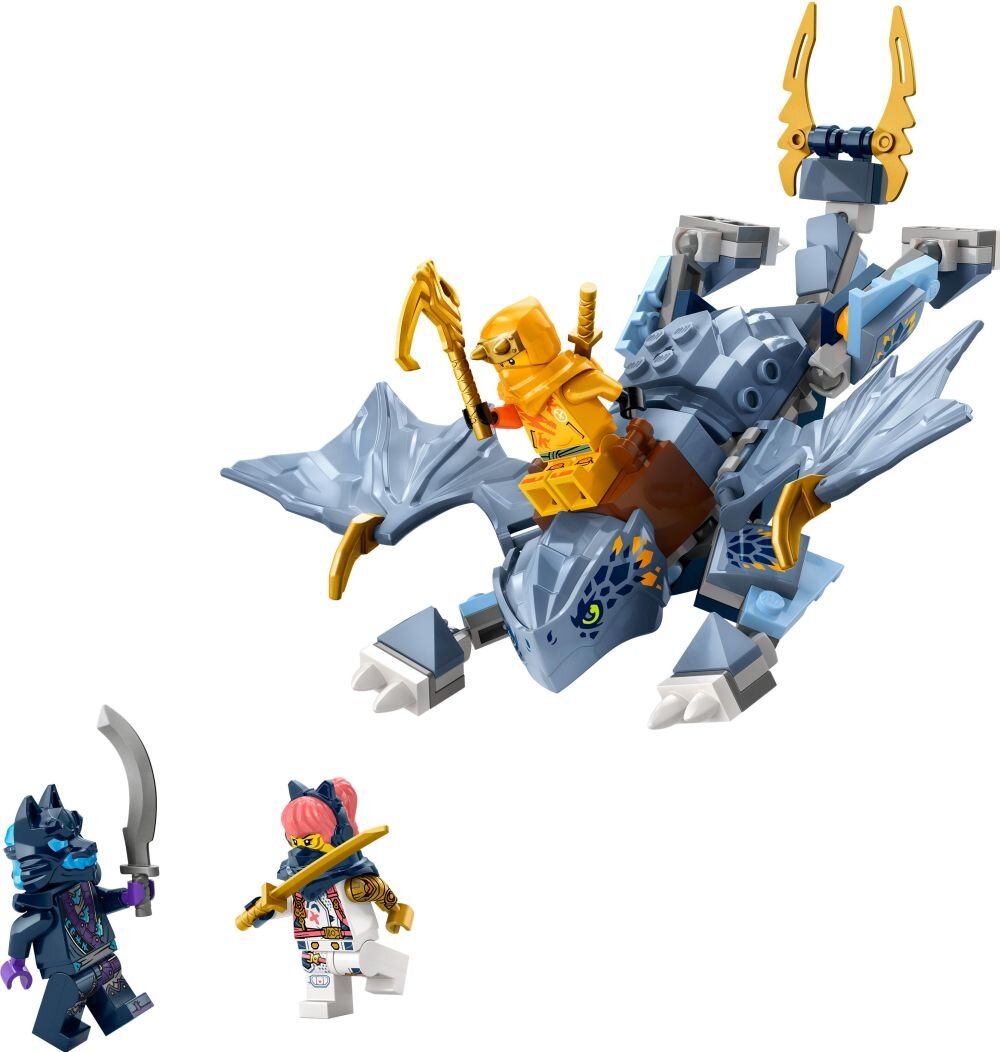LEGO 71810 NINJAGO Smoczątko Riyu klocki elementy zabawa łączenie figurki akcesoria figurka zestaw