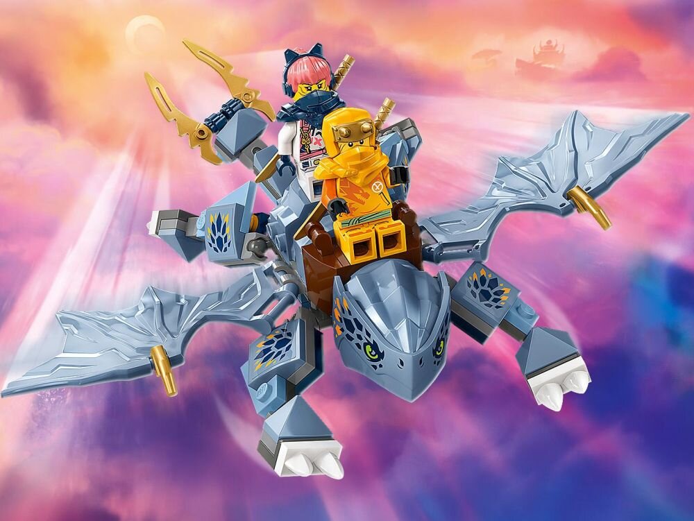 LEGO 71810 NINJAGO Smoczątko Riyu klocki elementy zabawa łączenie figurki akcesoria figurka zestaw