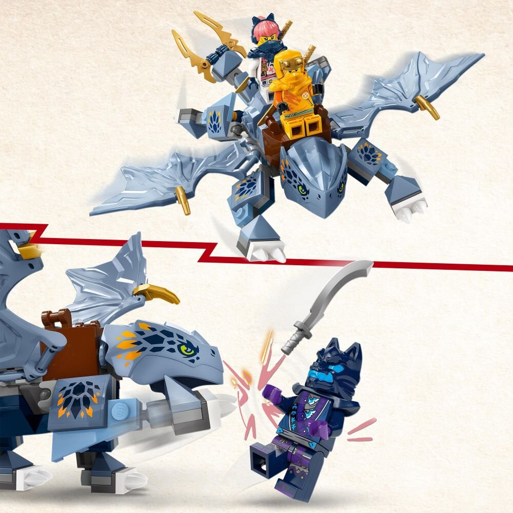 LEGO 71810 NINJAGO Smoczątko Riyu klocki elementy zabawa łączenie figurki akcesoria figurka zestaw