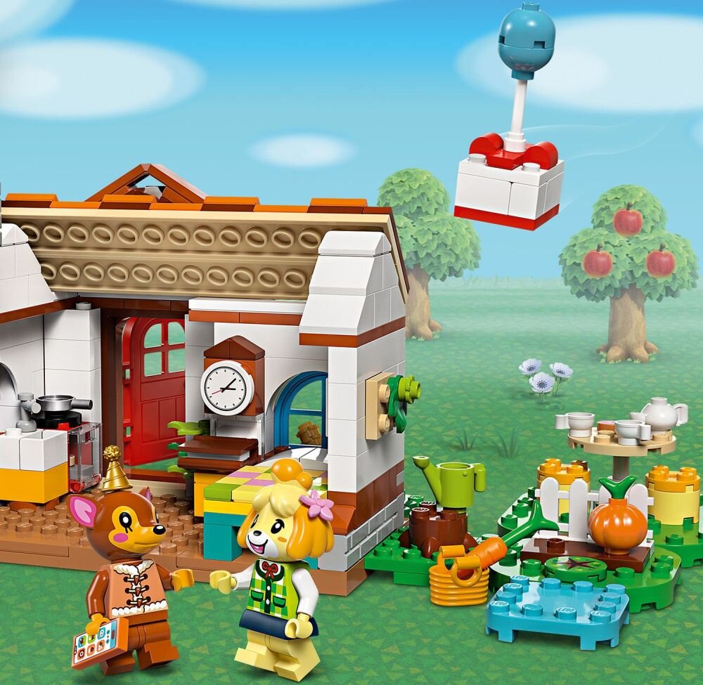 LEGO 77049 Animal Crossing Odwiedziny Isabelle elementy