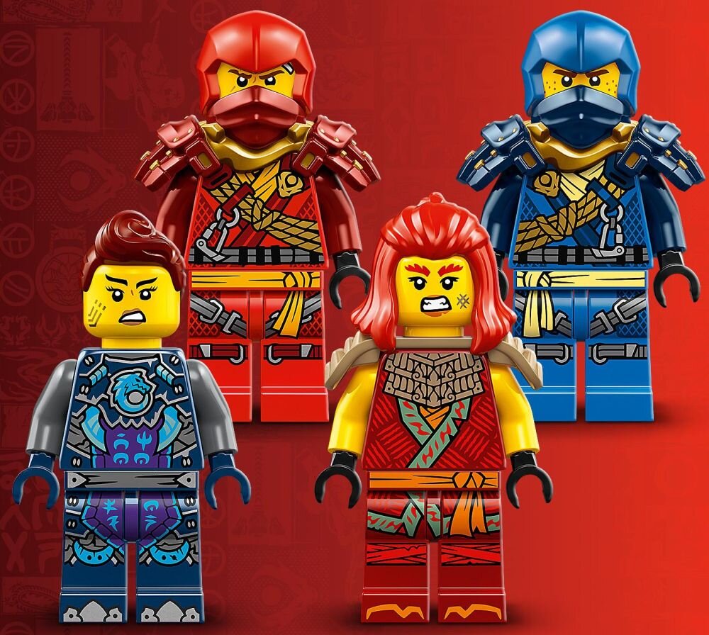 LEGO 71812 NINJAGO Wspinaczkowy mech ninja Kaia klocki elementy zabawa łączenie figurki akcesoria figurka zestaw
