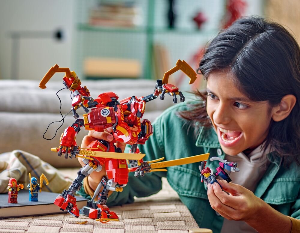 LEGO 71812 NINJAGO Wspinaczkowy mech ninja Kaia klocki elementy zabawa łączenie figurki akcesoria figurka zestaw