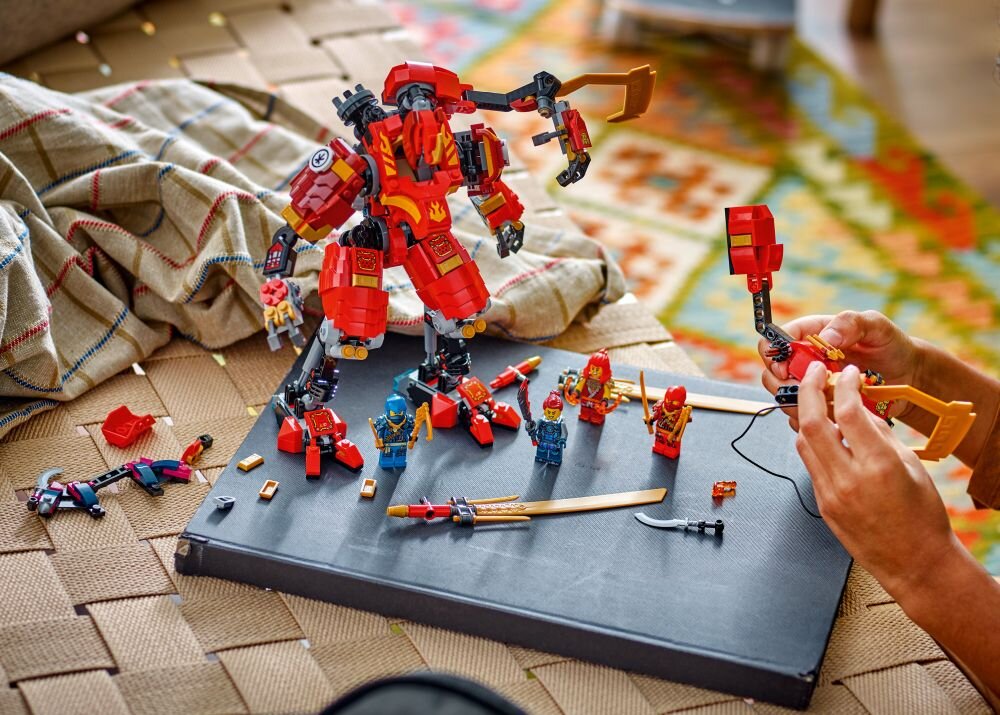 LEGO 71812 NINJAGO Wspinaczkowy mech ninja Kaia klocki elementy zabawa łączenie figurki akcesoria figurka zestaw