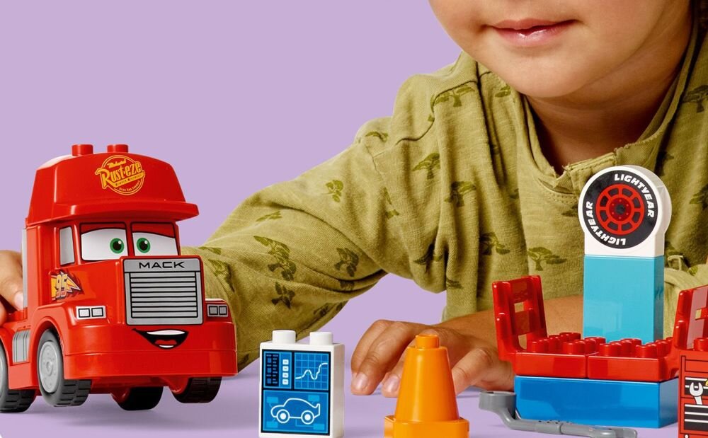LEGO 10417 DUPLO Disney Maniek na wyścigu klocki elementy zabawa łączenie figurki akcesoria figurka zestaw