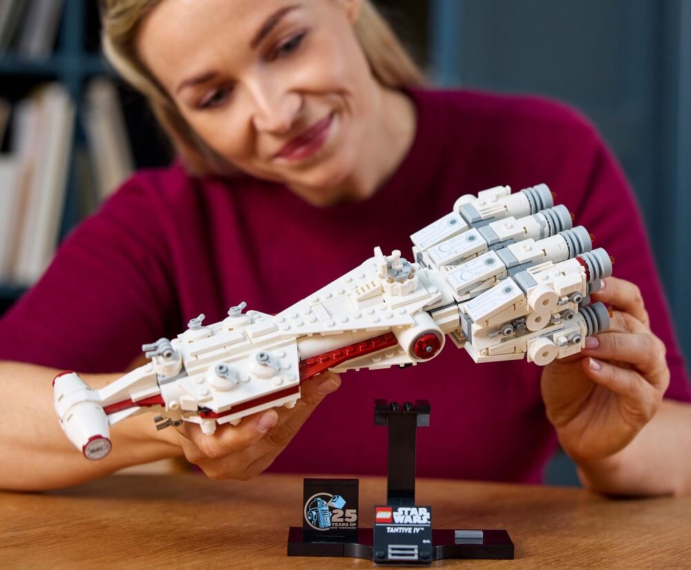 LEGO 75376 Star Wars Tantive IV klocki elementy zabawa łączenie figurki akcesoria figurka zestaw