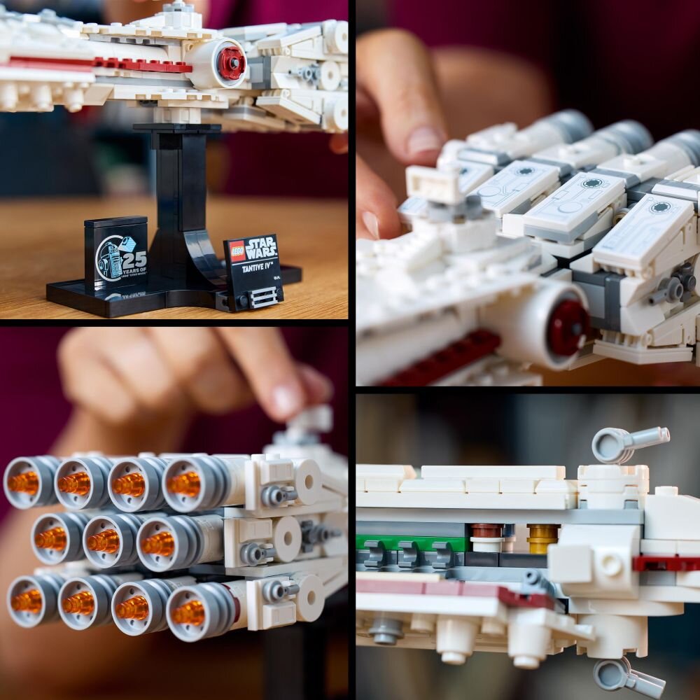 LEGO 75376 Star Wars Tantive IV klocki elementy zabawa łączenie figurki akcesoria figurka zestaw