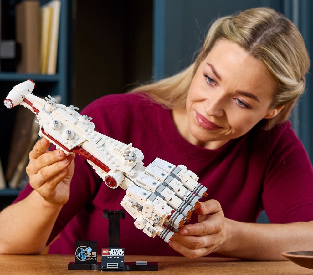LEGO 75376 Star Wars Tantive IV klocki elementy zabawa łączenie figurki akcesoria figurka zestaw