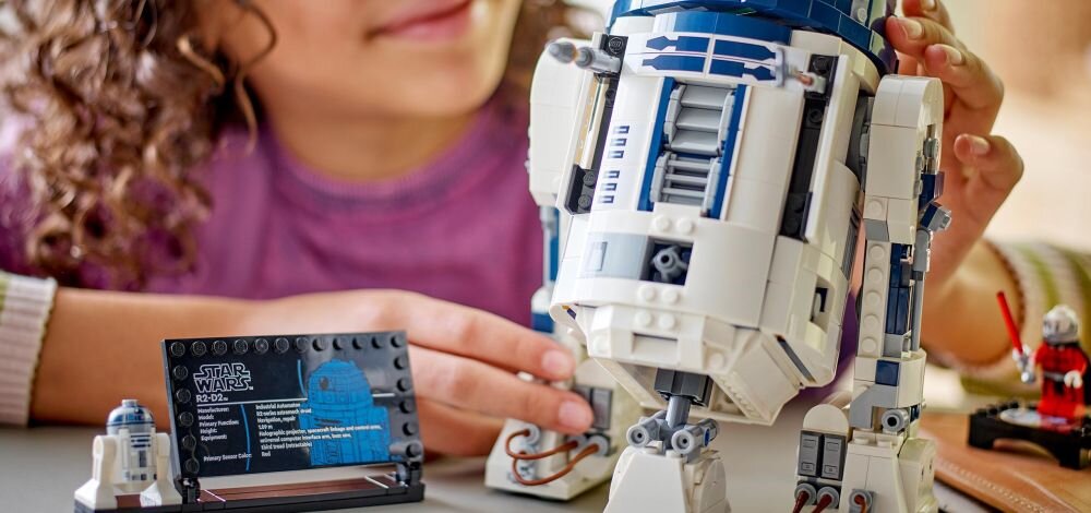 LEGO 75379 Star Wars R2-D2 klocki elementy zabawa łączenie figurki akcesoria figurka zestaw