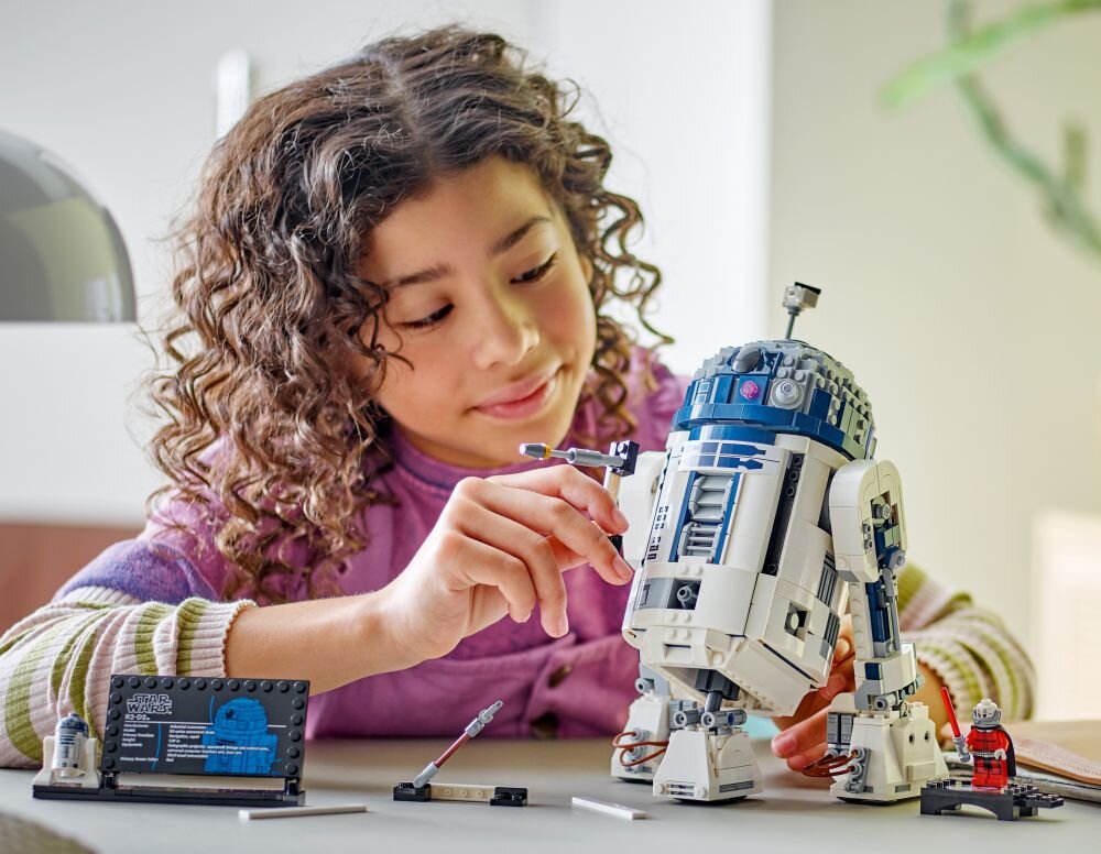 LEGO 75379 Star Wars R2-D2 klocki elementy zabawa łączenie figurki akcesoria figurka zestaw