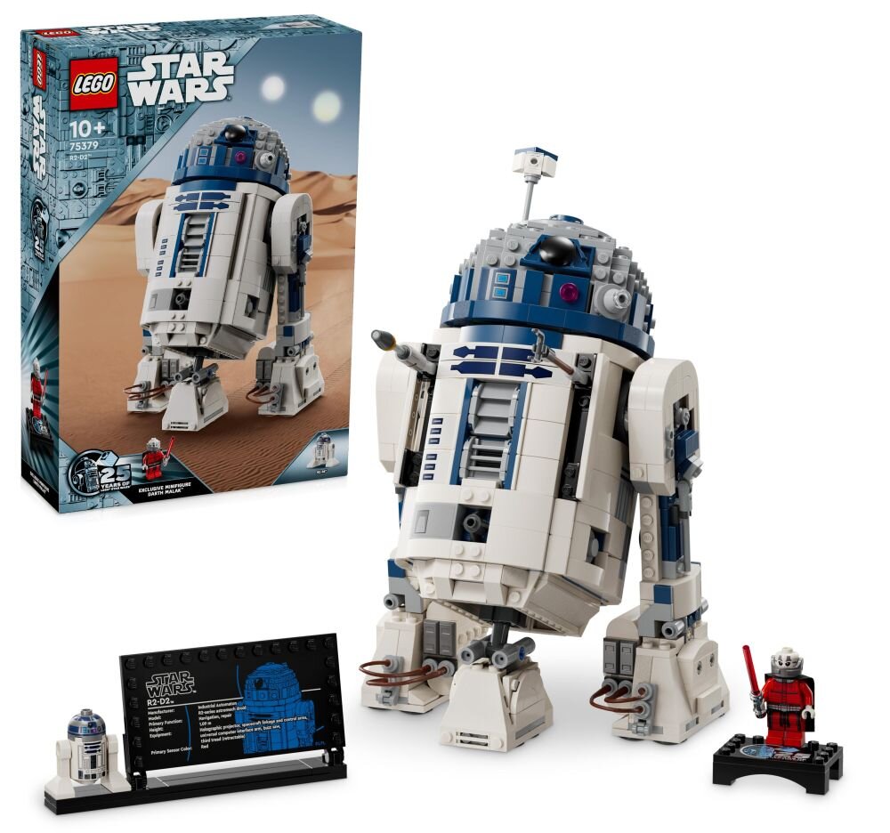 LEGO 75379 Star Wars R2-D2 klocki elementy zabawa łączenie figurki akcesoria figurka zestaw