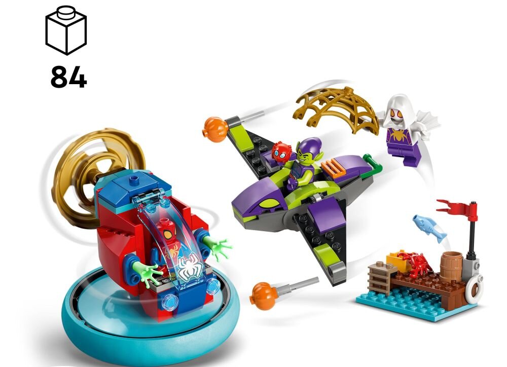 LEGO 10793 Marvel Spider-Man Spidey kontra Zielony Goblin klocki elementy zabawa łączenie figurki akcesoria figurka zestaw