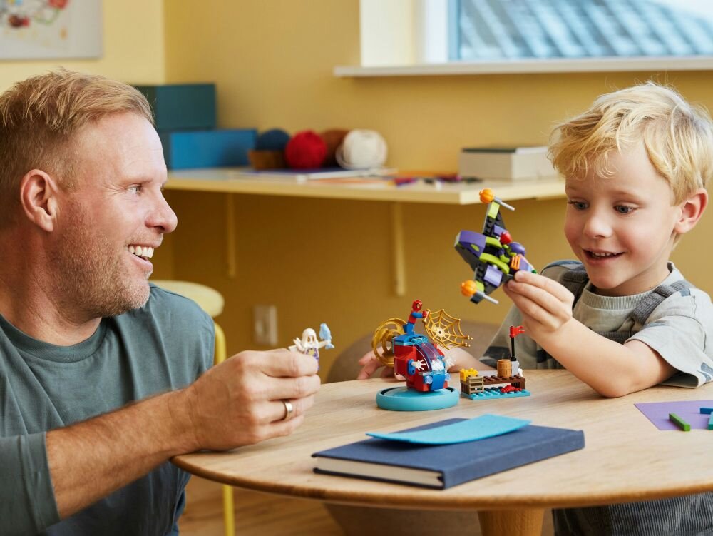 LEGO 10793 Marvel Spider-Man Spidey kontra Zielony Goblin klocki elementy zabawa łączenie figurki akcesoria figurka zestaw