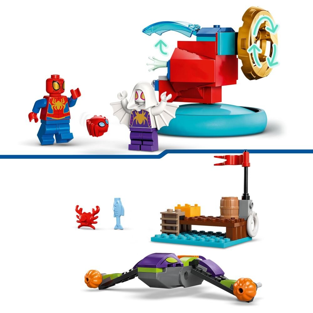 LEGO 10793 Marvel Spider-Man Spidey kontra Zielony Goblin klocki elementy zabawa łączenie figurki akcesoria figurka zestaw