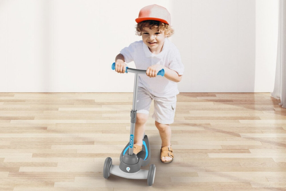 Hulajnoga dla dzieci QPLAY Mika Niebieski realizacja pasji pojazd dla najmlodszych