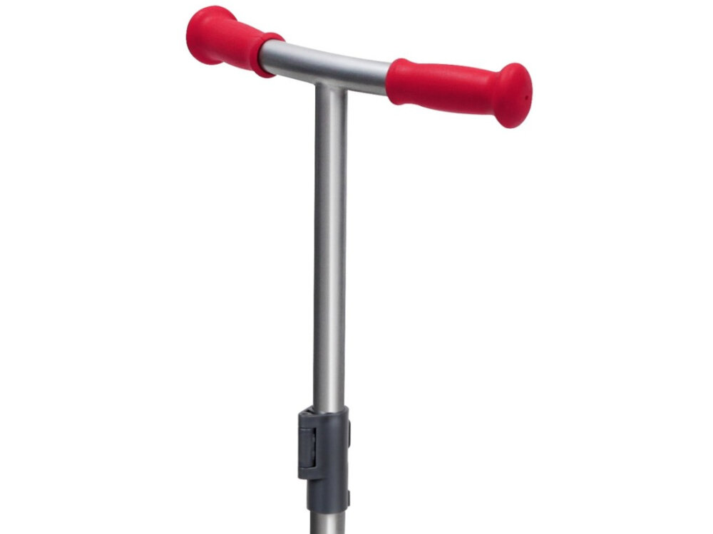 Hulajnoga dla dzieci QPLAY Mika Czerwony kierownica standardowa antyposlizgowe uchwyty miekki material regulowana wysokosc w zakresie od 66,6 do 71,5 cm