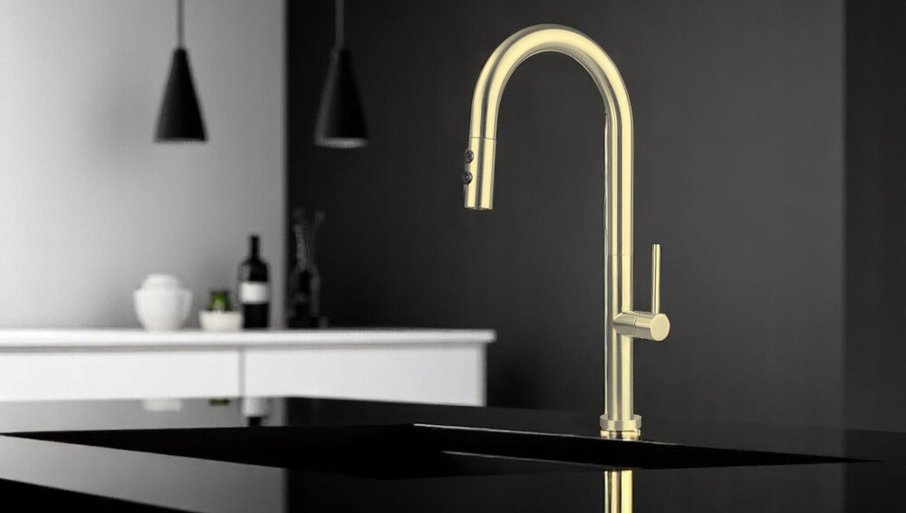 BATERIA KUCHENNA DEANTE Olfato BQO R72M zdjęcie lifestyle kuchnia blat zlewozmywak