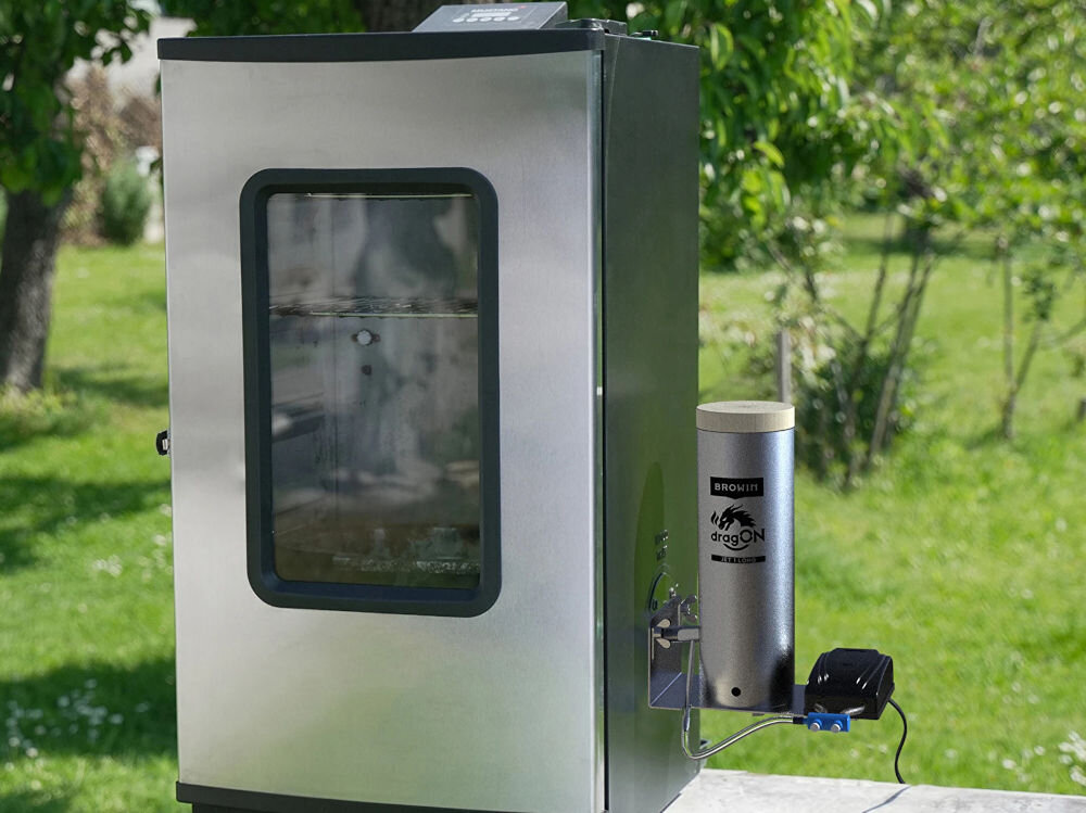 Generator dymu BROWIN 330144 DragOn Jet 1 Long z pompką elektryczną domowe wędzonki