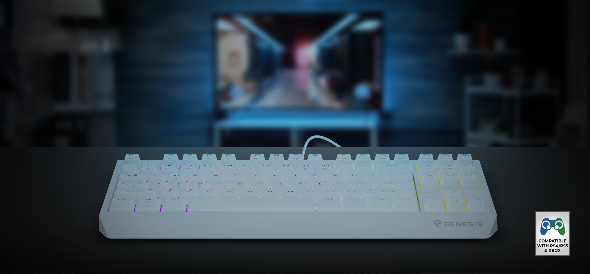 Klawiatura GENESIS Thor 230 TKL kompatybilne z konsolami