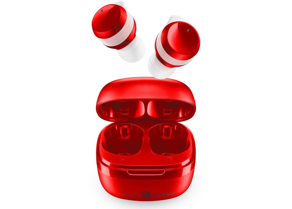 Słuchawki dokanałowe CELLULARLINE Flow intuicyjna obsługa kontrola dotykowa łatwe zarządzanie płynne doświadczenia bez konieczności wyciągania telefonu