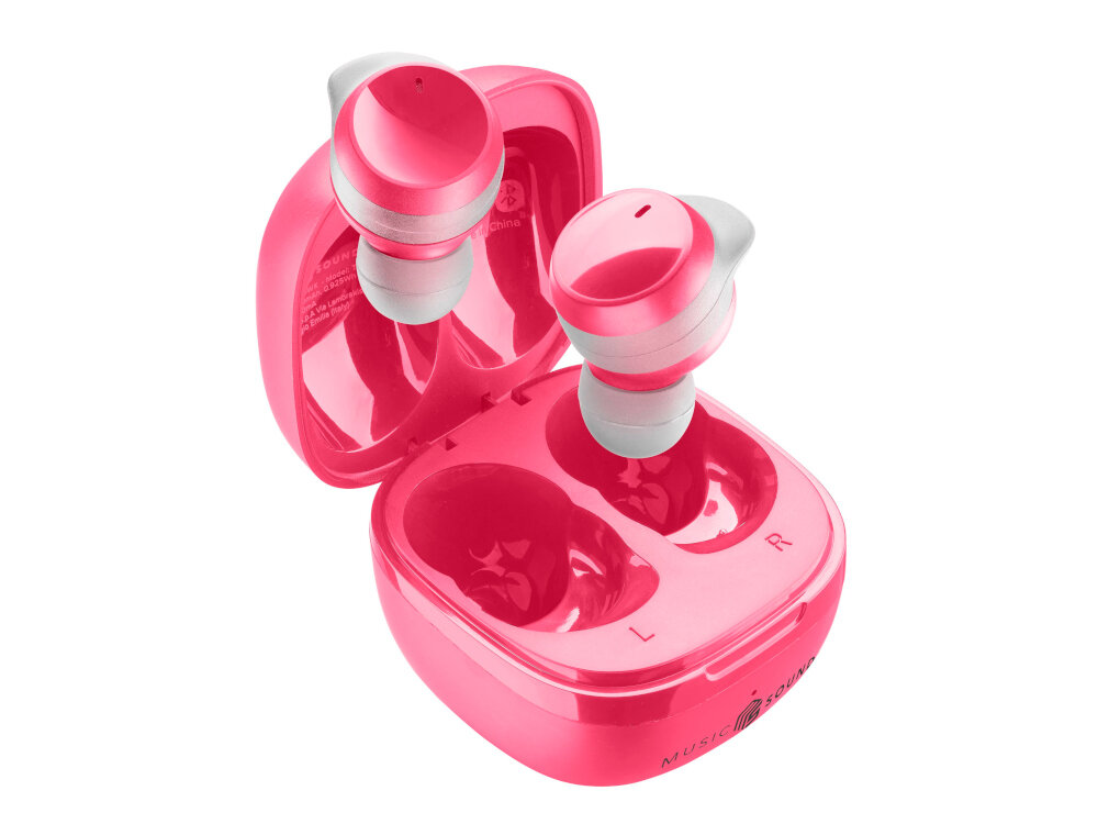 Słuchawki dokanałowe CELLULARLINE Flow bezproblemowa konfiguracja długotrwała autonomia błyskawiczne połączenie ulubiona muzyka cały dzień odtwarzania