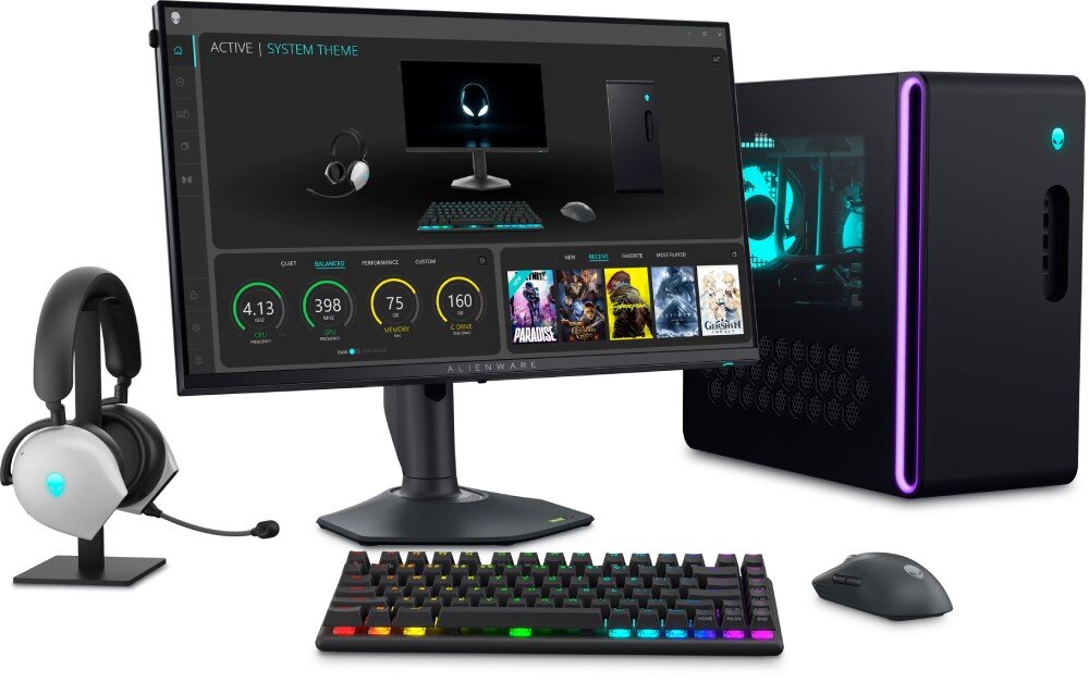 Klawiatura DELL Alienware Pro Czarny oprogramowanie narzędzia funkcje