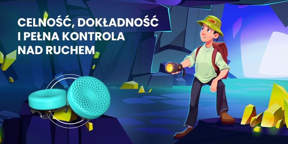 Nakładki na analogi KONTROLFREEK Lotus Edition do padów PS5/PS4 precyzja