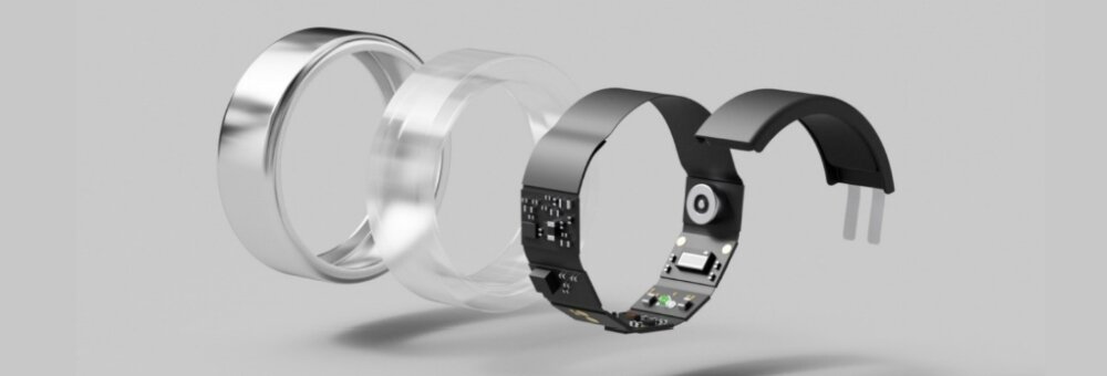 Smartring ICE RING wyrafinowanie czujniki zdrowie tętno aktywność stres pomiary