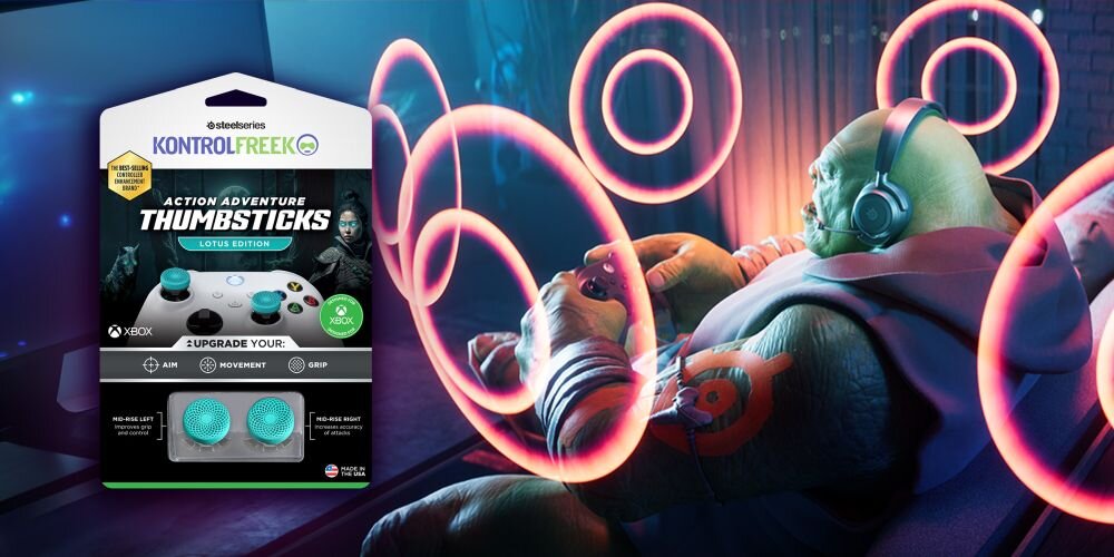 Nakładki na analogi KONTROLFREEK Lotus Edition Kit do padów Xbox One/Xbox X/S elementy zestaw