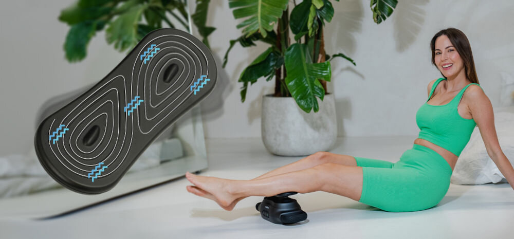Masażer MEDIVON Force ulga w obszarze barków i szyi technologia masażu perkusyjnego eliminacja stresu i zmęczenia rozluźnienie mięśni w obszarze barków i szyi dla pracowników biurowych pełna swoboda ruchów i relaks