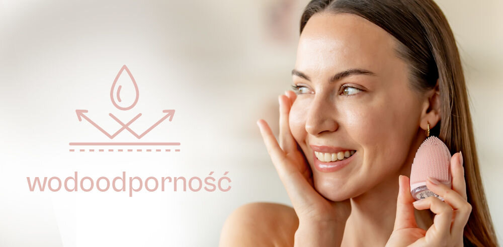 Szczoteczka soniczna do twarzy BEAUTIFLY Pure Light Basic funkcjonalność dbałość o detale klasa wodoodporności IPX7 pod prysznicem w wannie odporność na zanurzenie do 1 metra przez 30 minut trwałość bezpieczeństwo łatwe czyszczenie zawsze gotowa do użycia styl wygoda praktyczność
