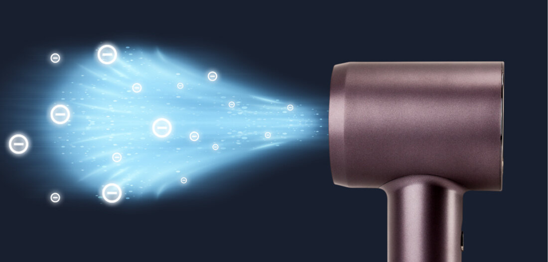 Suszarka do włosów BEAUTIFLY Hair Touch Flow Sense Ciepłe i zimne powietrze blask włosy fryzura kontrol temperatury