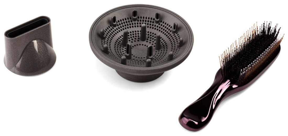 Suszarka do włosów BEAUTIFLY Hair Touch Flow Sense akcesoria dysza koncentrująca dyzufor szczotka Essa Beautifly