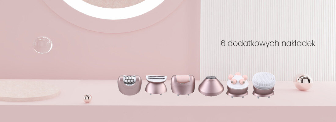 Depilator BEAUTIFLY 5W1 Beauty Silik 6w1 pielęgnacja potrzeby gładka skóra uroda zdrowie
