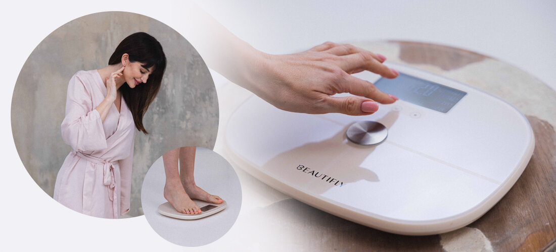 Waga BEAUTIFLY SlimSense analiza składu ciała