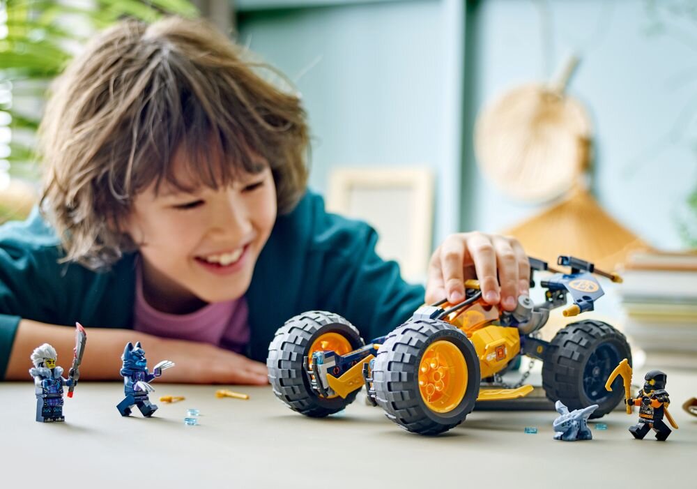 LEGO 71811 NINJAGO Łazik terenowy Ninja Arina klocki elementy zabawa łączenie figurki akcesoria figurka zestaw
