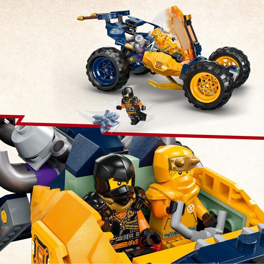 LEGO 71811 NINJAGO Łazik terenowy Ninja Arina klocki elementy zabawa łączenie figurki akcesoria figurka zestaw