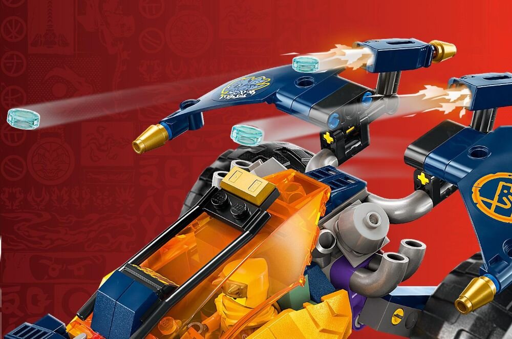 LEGO 71811 NINJAGO Łazik terenowy Ninja Arina klocki elementy zabawa łączenie figurki akcesoria figurka zestaw
