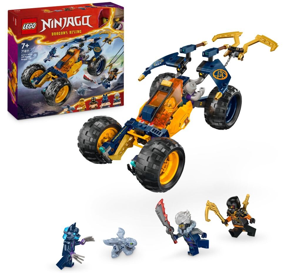 LEGO 71811 NINJAGO Łazik terenowy Ninja Arina klocki elementy zabawa łączenie figurki akcesoria figurka zestaw