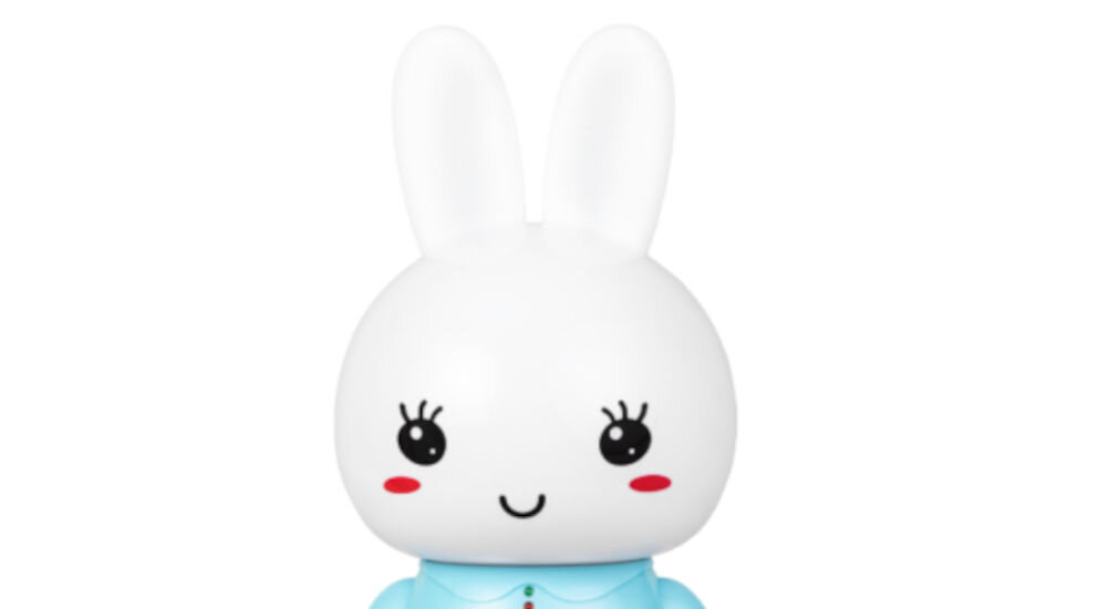 Zabawka interaktywna ALILO Honey Bunny G6 JASNY NIEBIESKI świecące uszka bezpieczne dla dzieci nagrywanie głosu czytanie bajek na dobranoc śpiewanie pioseneks