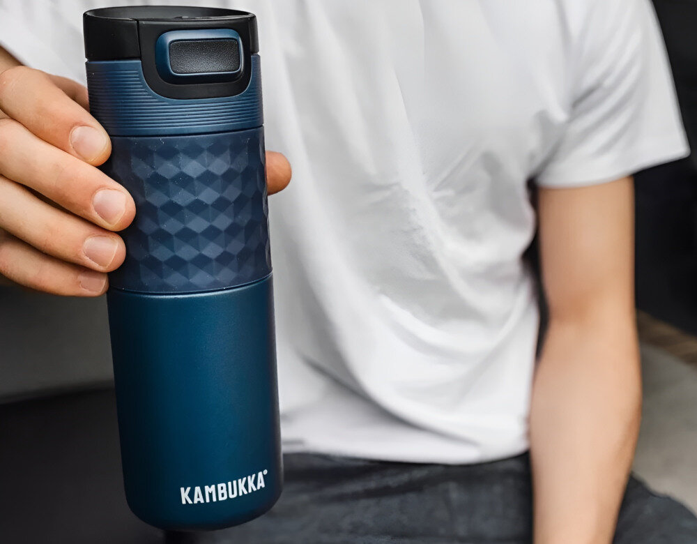 Kubek termiczny KAMBUKKA Grip Niebieski