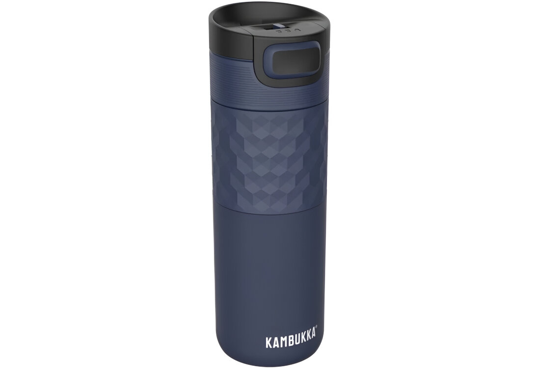 Kubek termiczny KAMBUKKA Etna Grip Niebieski izolacja termiczna napój temperatura utrzymywanie czas