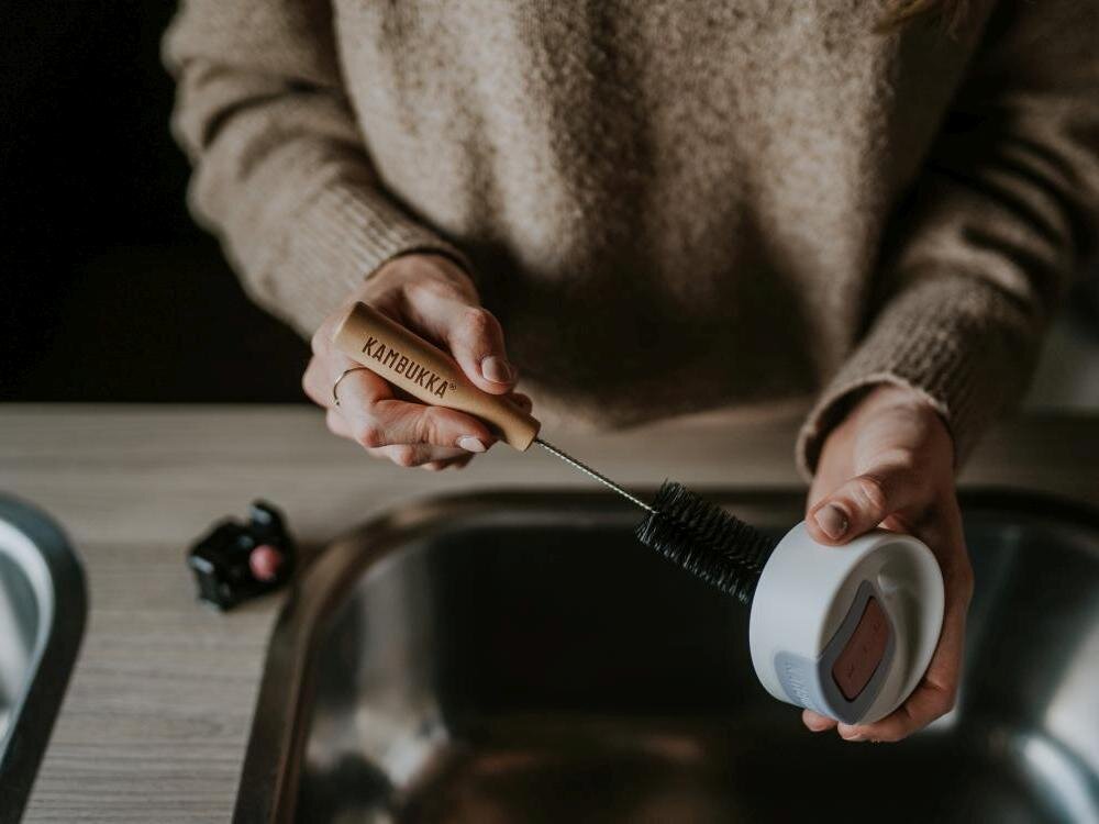 Zestaw szczotek do butelek KAMBUKKA Brushing Bro’s 2 szczotki włosie